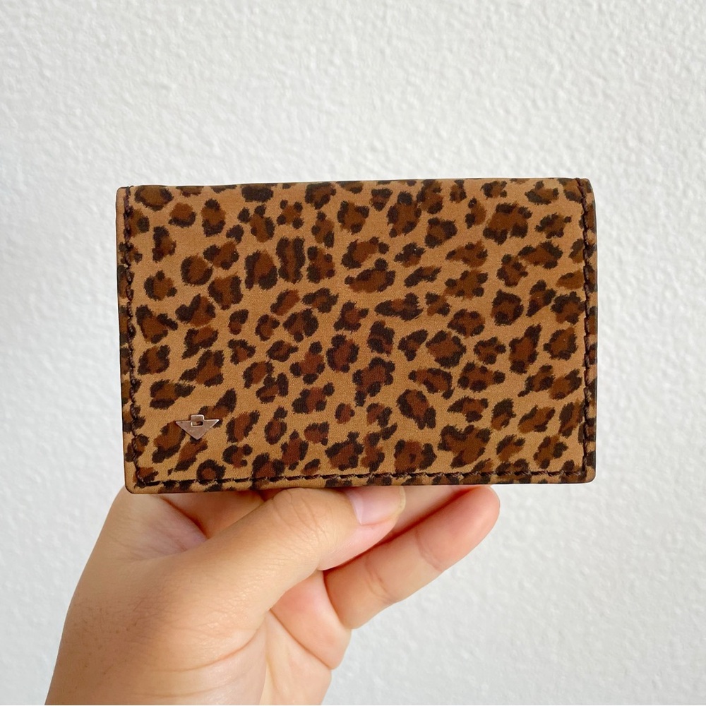 Bottega Veneta Leopard Card Holder